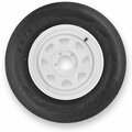 Rubbermaster - Steel Master Rubbermaster ST205/75R14 8 Ply Highway Rib Tire and 5 on 4.5 Eight Spoke Wheel Assembly 599357